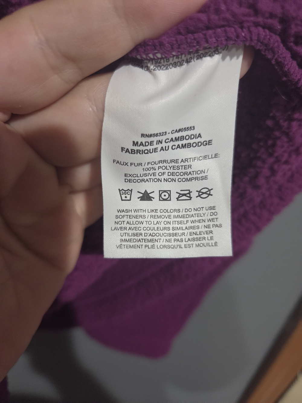 Nike Purple Sherpa Hoodie Size Large - Picture 2 of 7